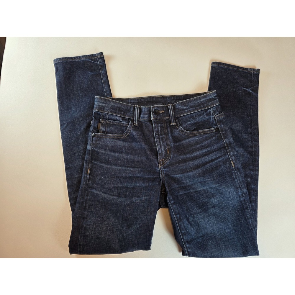 Helmut Lang Ankle Skinny Size 26 Jeans Dark Wash Blue Denim Stretch Fit